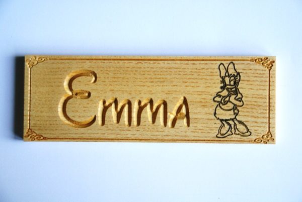 Plaque de porte Disney Daisy personnalisable