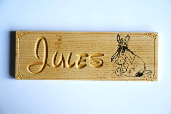 Plaque de porte Disney Bouriquet personnalisable