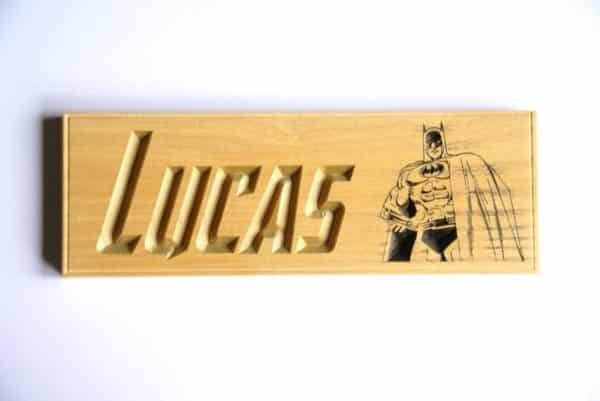 Plaque de porte Batman personnalisable – Image 2