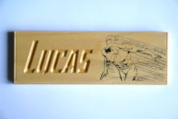 Plaque de porte Flash personnalisable – Image 3