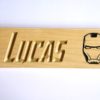 Plaque de porte Iron Man personnalisable