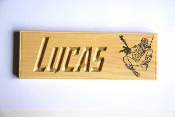 Plaque de porte Spiderman personnalisable – Image 2