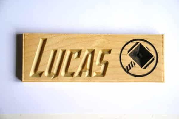 Plaque de porte Thor personnalisable
