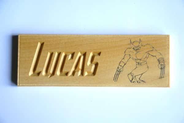 Plaque de porte Wolverine personnalisable – Image 3