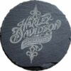 Sous verres ardoise personnalisé Harley Davidson – Image 3
